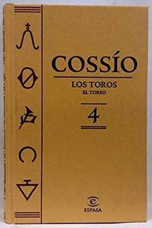 Cossío. Los toros. El toreo. vol 4