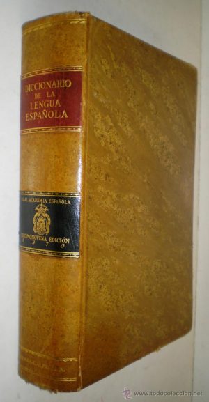 Diccionario de la lengua española RAE 1970