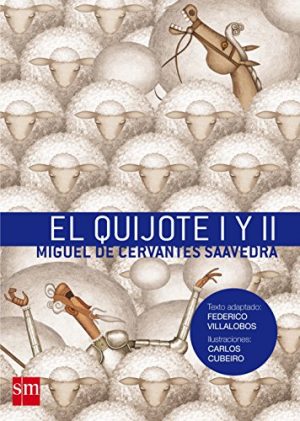 Don Quijote de la Mancha Parte 1 y 2 en un tomo Adaptado VILLALOBOS