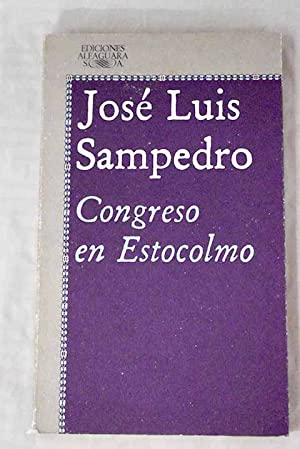 JL SAMPEDRO Congreso en Estocolmo Alfaguara