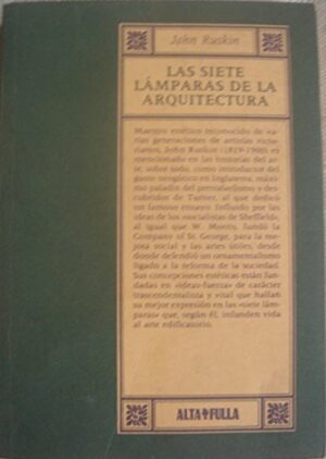 Las siete lámparas de la arquitectura 8486556171