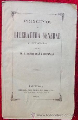 M MILA Principios de literatura general y española 1877