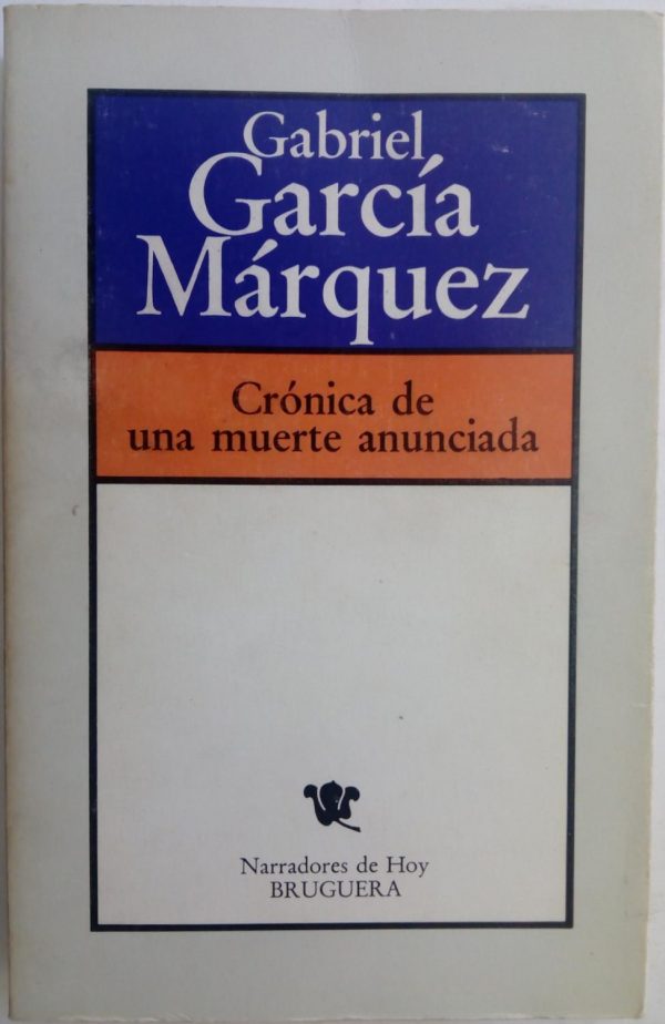 crónica de una muerte anunciada BRUGUERA