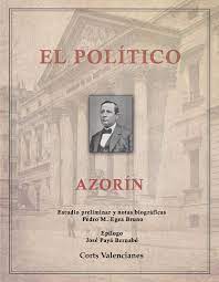 El político Azorín Corts valencianes