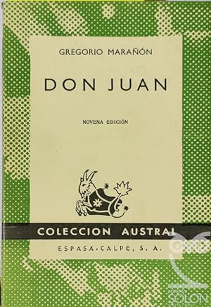 GREGORIO MARAÑON DON JUAN Austral