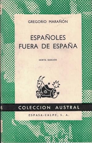 GREGORIO MARAÑON Españoles fuera de España Austral