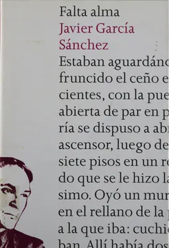 J GARCÍA SÁNCHEZ Falta alma Planeta