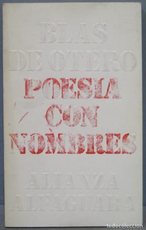 Blas de Otero Poesía con nombres