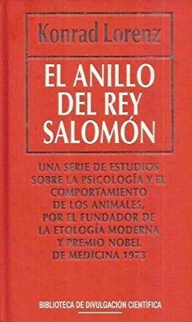 K LORENZ El anillo del Rey Salomón RBA