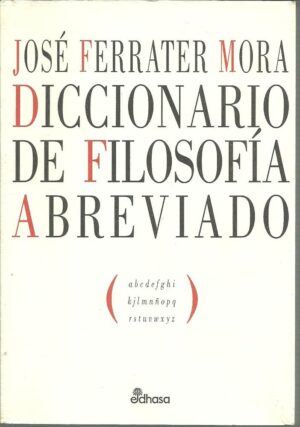 Diccionario filosofia ferrater mora