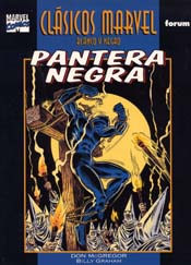 comic Clasicos Marvel ByN Pantera Negra 1