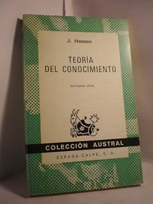 J HESSEN Teoría del conocimiento Austral