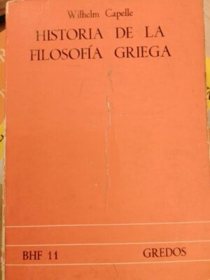 Historia de la filosofía griega
