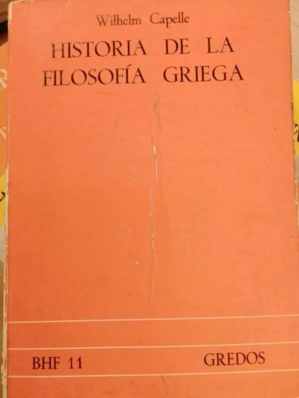 Historia de la filosofía griega
