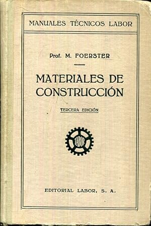 FOERSTER Materiales de construcción LABOR 1947