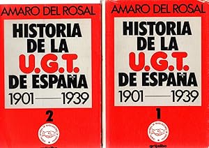 AMARO DEL ROSAL Historia de la U.G.T. de España 1901 - 1939 2 Vols 8425307899