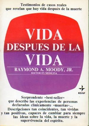 R MOODY Vida despues de la vida Edaf 1989 8471665387