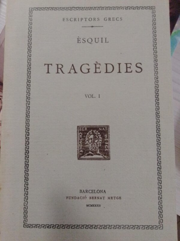 Esquilo Tragedies