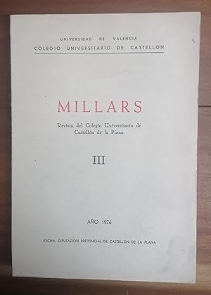 MILLARS. Revista del Colegio Universitario de Castellón