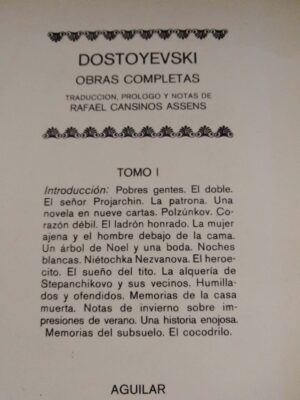 Obras completas Dostoievski