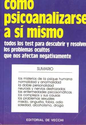 como psicoanalizarse a si mismo